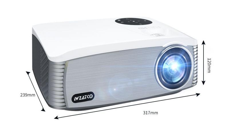 Imagem de Projetor Wzatco C6 Multimídia 4k + Suporte Reforçado até 5Kg