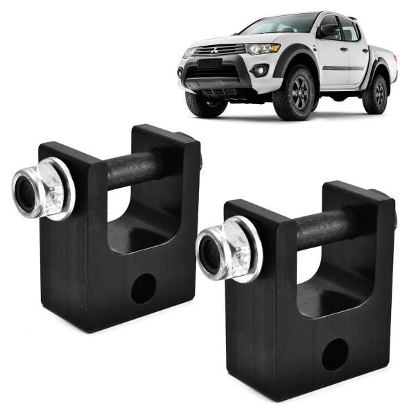 Prolongador Amort. Traseiro Preto L200 2013 - 2 Unidades - Texas 4X4 Imagem de Prolongador Amort. Traseiro Preto L200 2013 - 2 Unidades