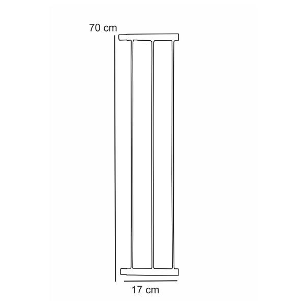 Imagem de Prolongador Extensor P/ Portão Pet Aramado 15 Cm Cachorro