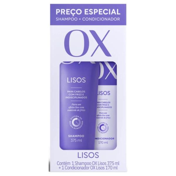 Imagem de Promopack OX Lisos Shampoo + Condicionador 375+170ml