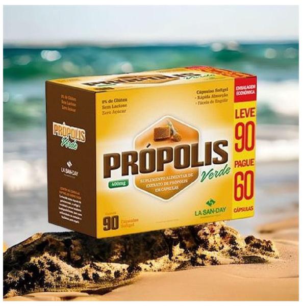 Imagem de Propolis verde 90 cápsulas Softgel LA SAN-DAY