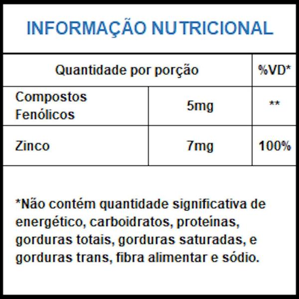 Imagem de Própolis + Zinco Quelato - Suplemento Alimentar 45 cápsulas sem Álcool