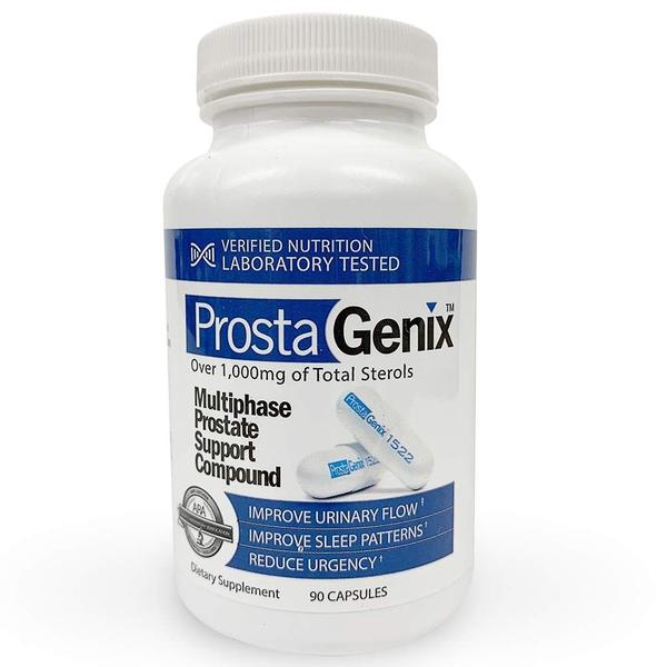 ProstaGenix Multiphase Prostate Supplement -5 Frascos - Destaque no Larry King Investigative TV Show - Mais de 1 milhão de vendidos - Fim das viagens noturnas ao banheiro, urgência, micção frequente. Imagem de ProstaGenix Multiphase Prostate Supplement -5 Frascos - Destaque no Larry King Investigative TV Show - Mais de 1 milhão de vendidos - Fim das viagens noturnas ao banheiro, urgência, micção frequente.