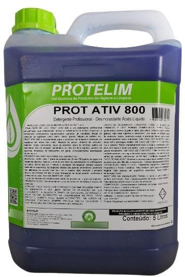 Imagem de Prot ativ 800 detergente desincrustante ácido líquido 5l - protelim