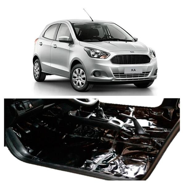 Imagem de Proteção Assoalho Vinil Preto Novo Ford Ka 2014/2020