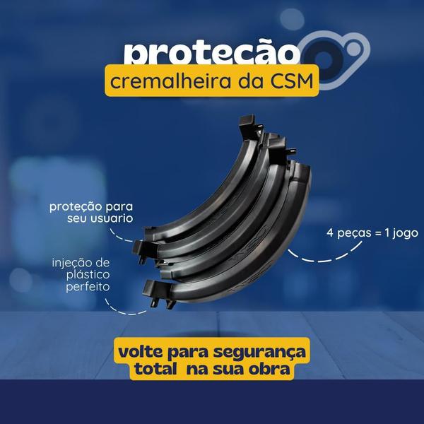 Imagem de Proteção Cremalheira Betoneira Csm 400L Ou 1 Traço