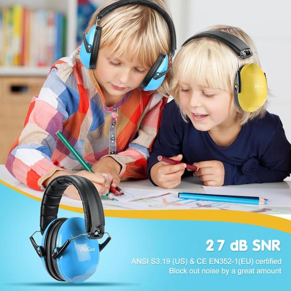 Imagem de Proteção de ouvido infantil, fones de ouvido ProCase - azul