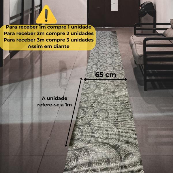 Imagem de Proteção de Piso para Áreas de Muito Tráfego Macio por Metro com 65cm de Largura