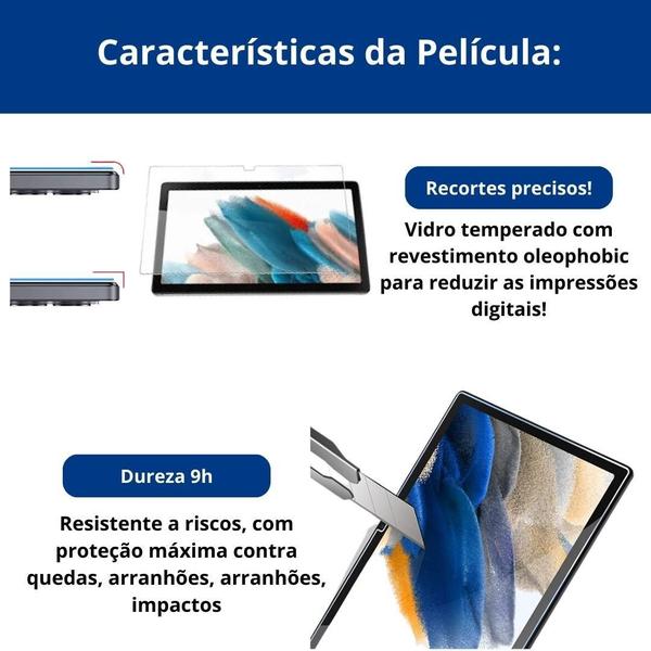 Imagem de Proteção De Tela Cobre A Tela Toda Para Galaxy Tab A8 X200