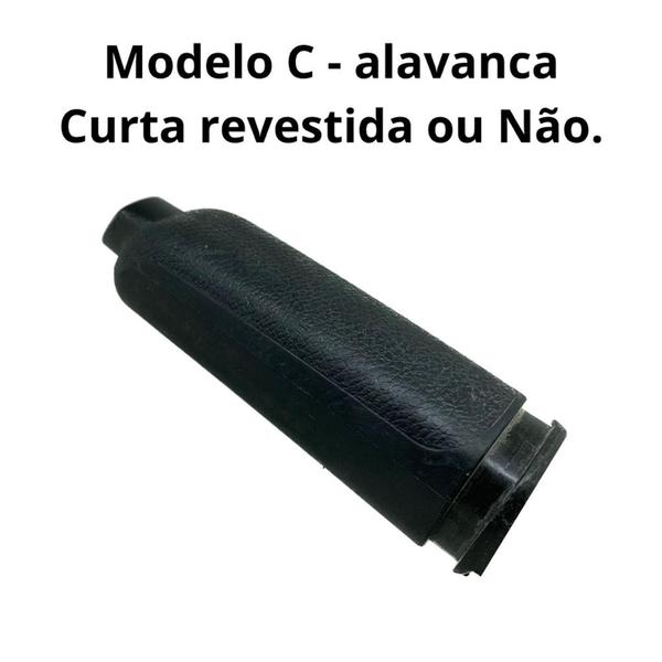 Imagem de Proteção em couro manopla alavanca freio de mão Focus Se 2014 2015 2016 2017 2018 2019