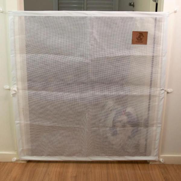 Imagem de Proteção Para Portas - Tela - Mabuu Pet - 70 cm x 100 cm - Branco