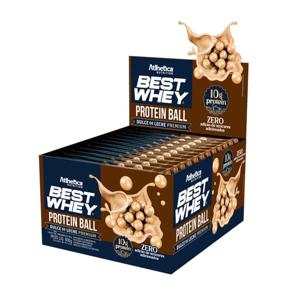 Imagem de Protein Ball Best Whey - Caixa com 12 Unidades - Doce de Leite - Atlhetica Nutrition