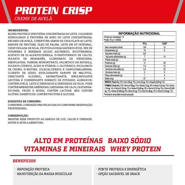 Imagem de Protein Crisp Bar 12 und Integralmedica