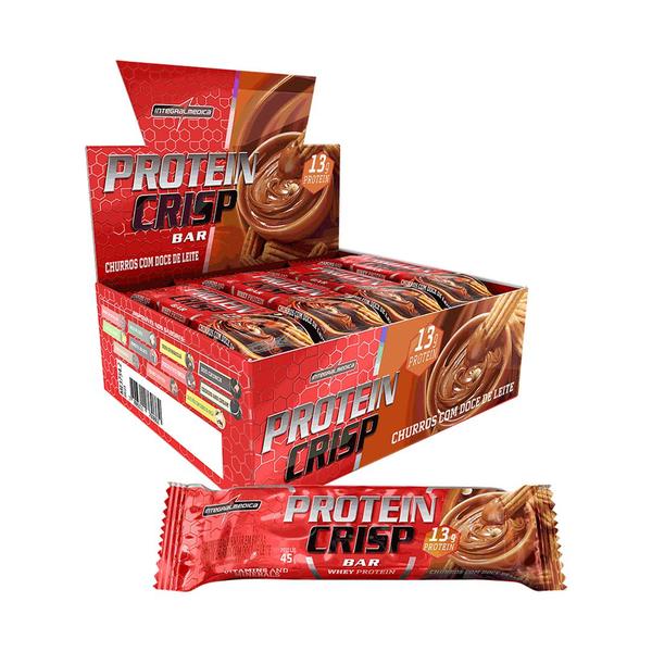 Imagem de Protein Crisp Bar C/ 12 Unid de 45g Cada - IntegralMedica