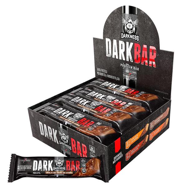 Imagem de Protein Dark Bar - Darkness - Integral Medica - (Caixa com 8 unidades de 90g cada)