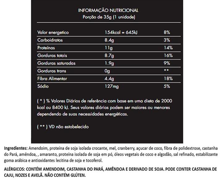 Imagem de Protein Nuts Cranberry Agtal &joy Display (12x35gr)