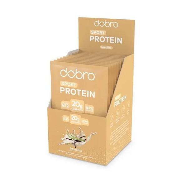 PROTEÍNA BAUNILHA SACHÊ 10x30g - DOBRO Imagem de PROTEÍNA BAUNILHA SACHÊ 10x30g - DOBRO