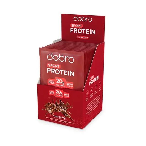 PROTEÍNA CAPPUCCINO SACHÊ 30g - DOBRO Imagem de PROTEÍNA CAPPUCCINO SACHÊ 30g - DOBRO