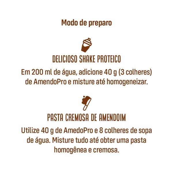 Imagem de Proteína de Amendoim AmendoPro Sabor Cappuccino 900g