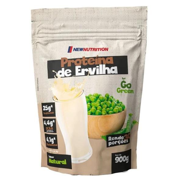 Imagem de Proteína de Ervilha Vegana All Natural 900g New Nutrition