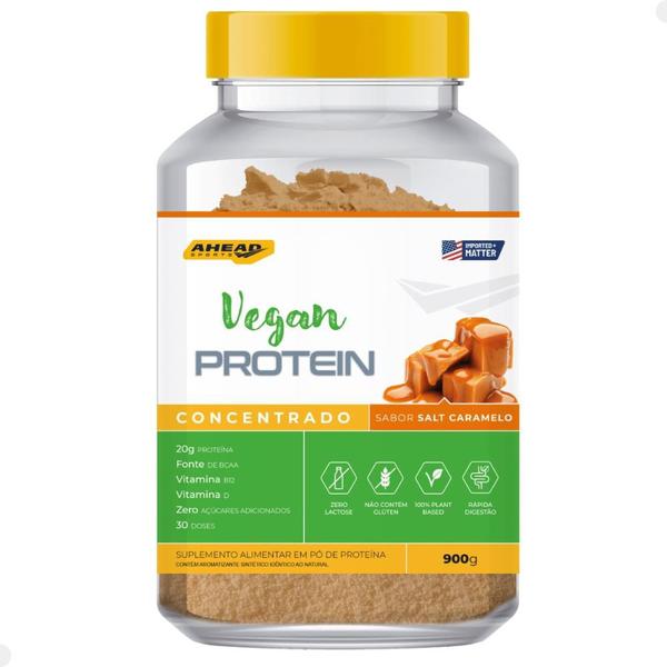 Imagem de Proteina Vegana 21g Proteina Zero Lactose 900g Ahead Sports