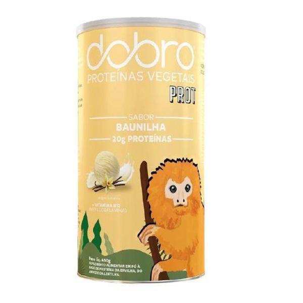 Proteína Vegana Baunilha Dobro 450g Imagem de Proteína Vegana Baunilha Dobro 450g