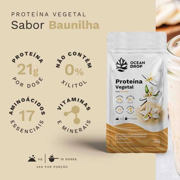 Imagem de Proteina vegana vegan 450g - ocean drop