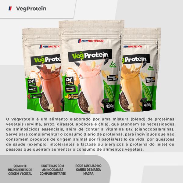 Imagem de Proteína Vegetal VegProtein 450g Café NewNutrition