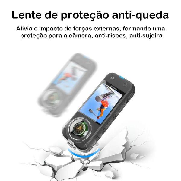 Imagem de Protetor Acrílico Anti-Risco Insta360 X3 - Shoot