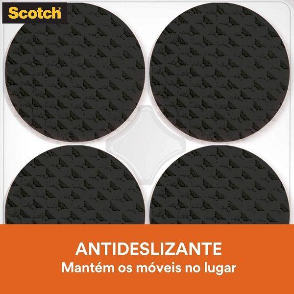 Imagem de Protetor ANTI Deslizante Quadrado G 30MM X 30MM X 3,5MM com 9 SCOTCH 3M