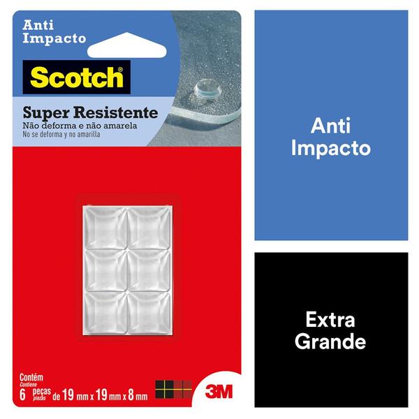 Imagem de Protetor Anti-Impacto Scotch Piramidal 6 Unidades - HB004263065 - 3M