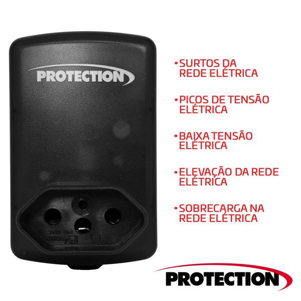 Imagem de Protetor Antiraio Quedas De Energia Para Aparelhos Eletrônicos Protection