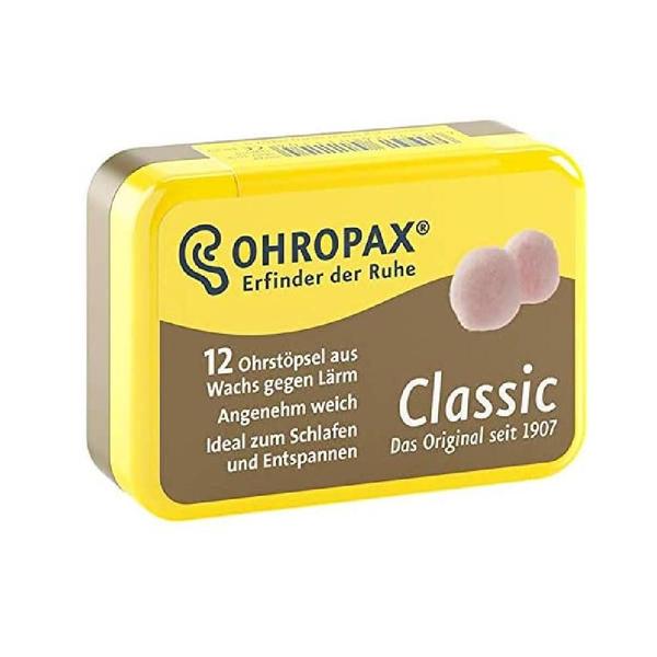 Imagem de Protetor auricular ohropax classico cera com 6 pares