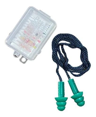 Imagem de Protetor Auricular Silicone Maxxi Royal C/ Cordão Kit com 100 un