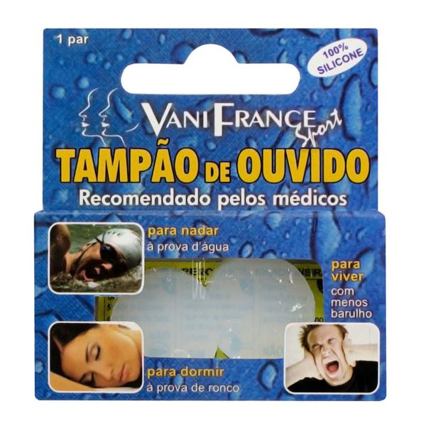 Imagem de Protetor Auricular tampão de ouvido silicone Kit 2 Pares