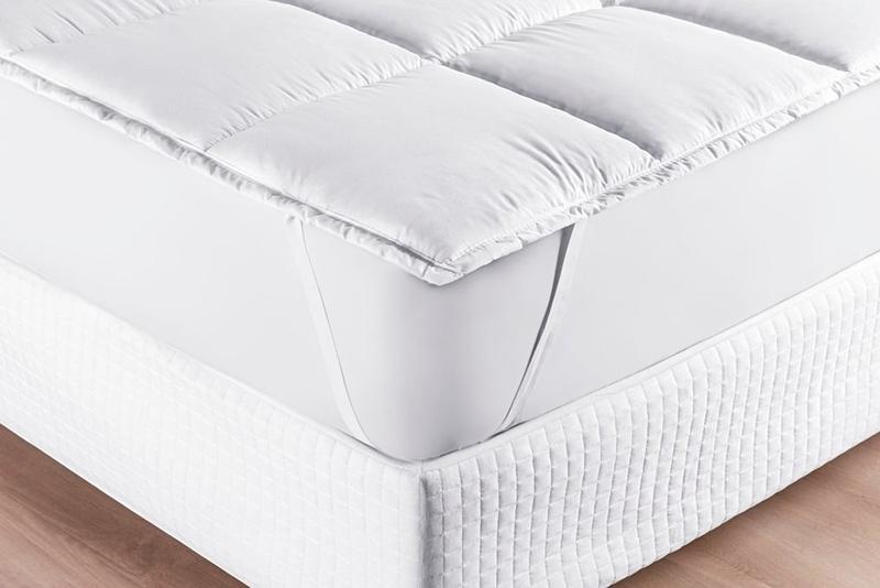 Imagem de Protetor Cama Colchao Pillow Top PADRAO 200fios Macio Siliconado Micropercal Suavitec Alto