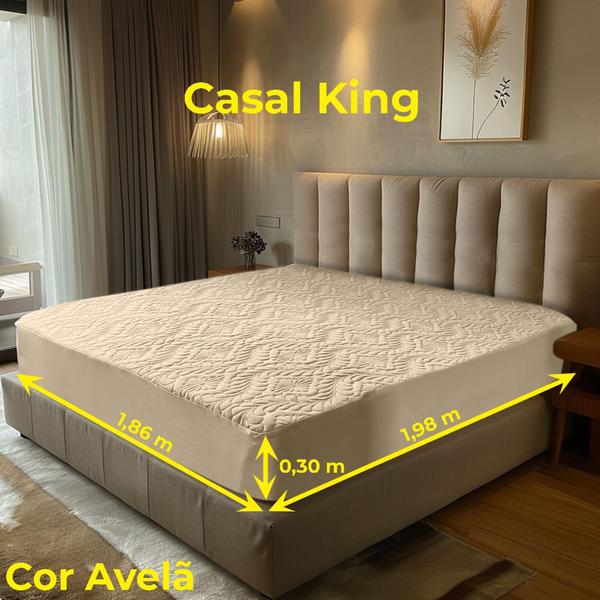 Imagem de Protetor Colchão Cama Casal King Matelado Varias Estampas