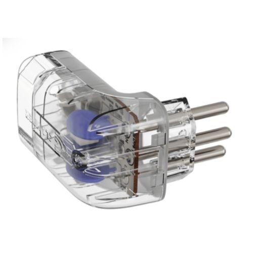 Protetor Contra Surto Pocket FIT 10A 3P Transparente CLAMPER Imagem de Protetor Contra Surto Pocket FIT 10A 3P Transparente CLAMPER