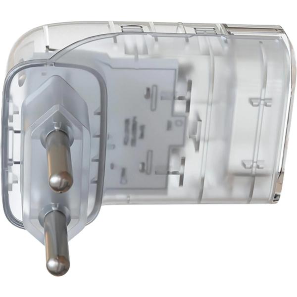 Imagem de Protetor Contra Surtos Elétricos Clamper DPS 2P 20A Pocket Fit Transparente - 84865