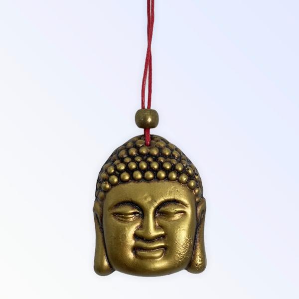 Imagem de Protetor de ambiente Buda dourado Feg Shui 45 mm em resina