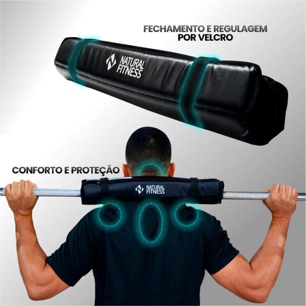 Imagem de Protetor De Barra Para Agachamento Musculação Profissional