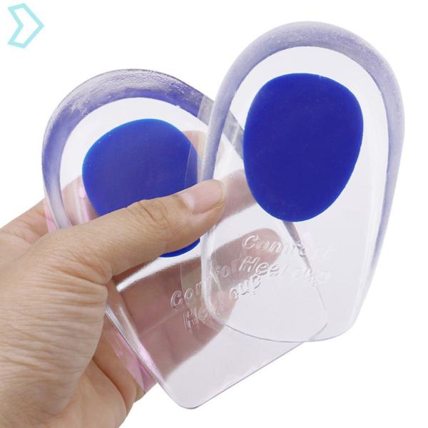 Imagem de Protetor De Calcanhar Calcanheira Meia Palmilha Silicone Gel Par Anti Impacto