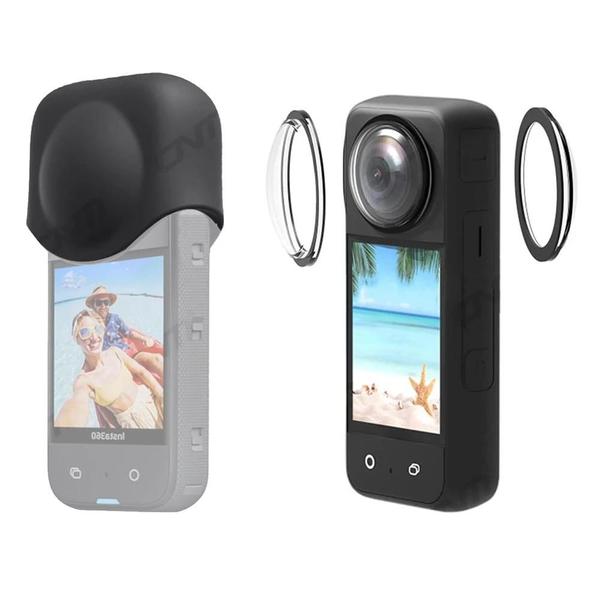 Protetor de Câmera Insta360 X3 - Kit com Protetor de Lente e Protetores de Moldura Imagem de Protetor de Câmera Insta360 X3 - Kit com Protetor de Lente e Protetores de Moldura