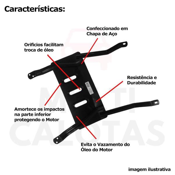 Imagem de Protetor De Carter Fiat Mobi 2016 2017 2018 2019 2020 2021