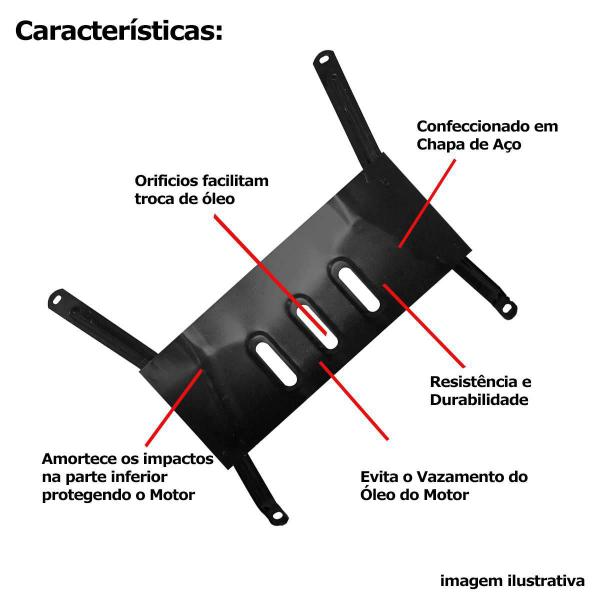 Imagem de Protetor De Carter Vw Fox 2009 2010 2011 2012 2013 2014