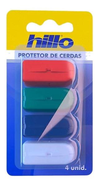 Imagem de Protetor De Cerdas Escova de Dentes Hillo Kit com 4