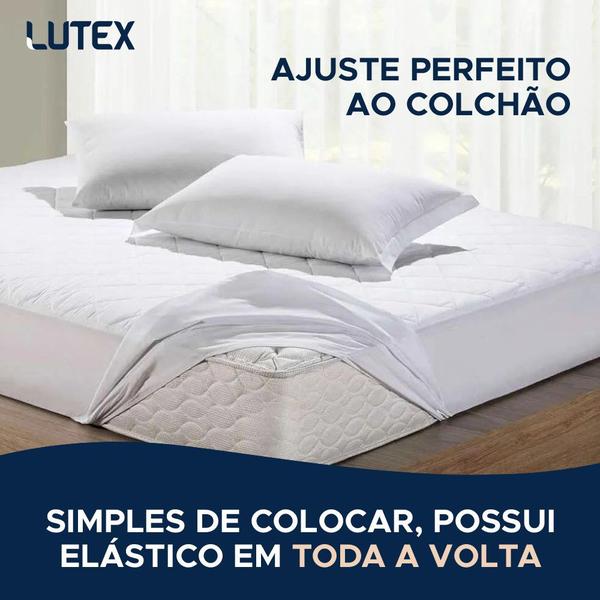 Imagem de Protetor de Colchão Impermeável Solteiro King Solteirão Cama de Viúva 110 x 203 x 40 Kacyumara Capa