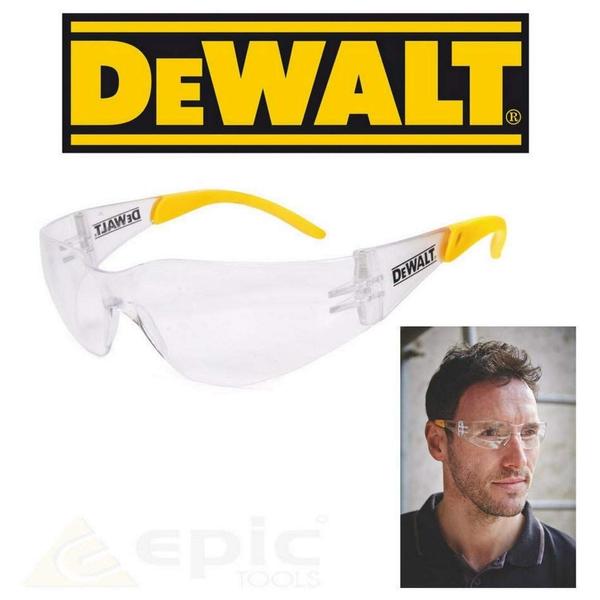 Imagem de Protetor de dewalt DPG54-1D Clear High Performance Leve Protetor Safety Óculos de segurança com moldura envolvente