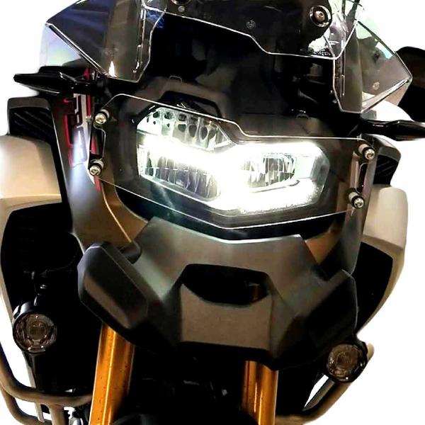 Imagem de Protetor De Farol Aço/acrílico Engate Rápido Bmw F 850gs Adv