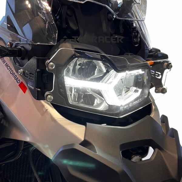 Imagem de Protetor De Farol Aço/acrílico Engate Rápido Bmw F 900 GS Adv